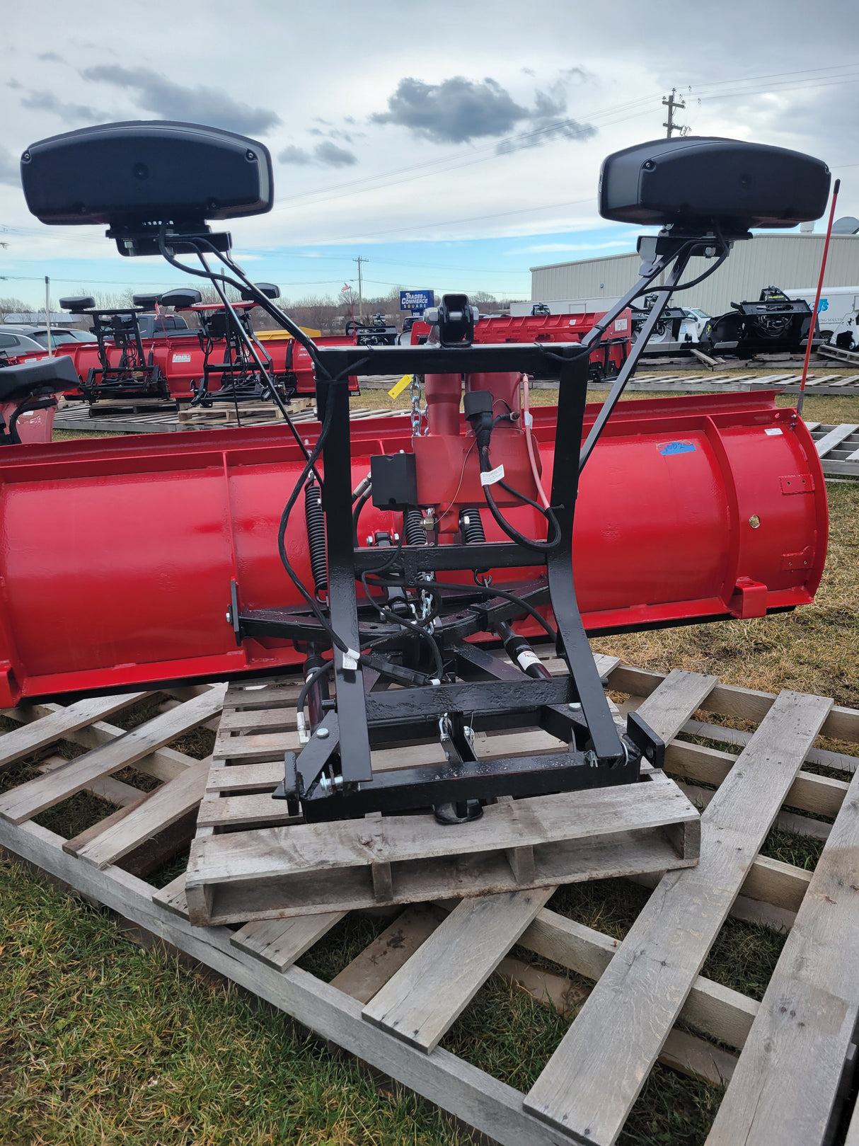 Used WESTERN® Pro 8'6" Straight Blade Snowplow (P-U2002)