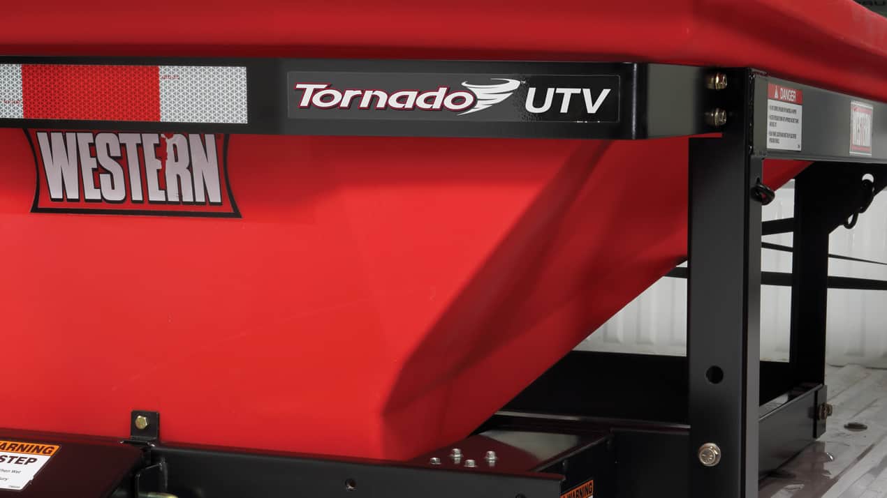 WESTERN® Spreader, Tornado™-UTV Poly Hopper Spreader