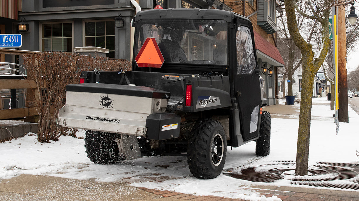 FISHER® TRAILCOMMANDER™ Spreader, Stainless Steel Drop Spreader