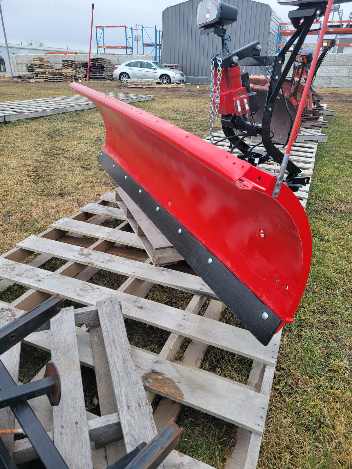 Used WESTERN® Pro 8'6" Straight Blade Snowplow (P-U2002)