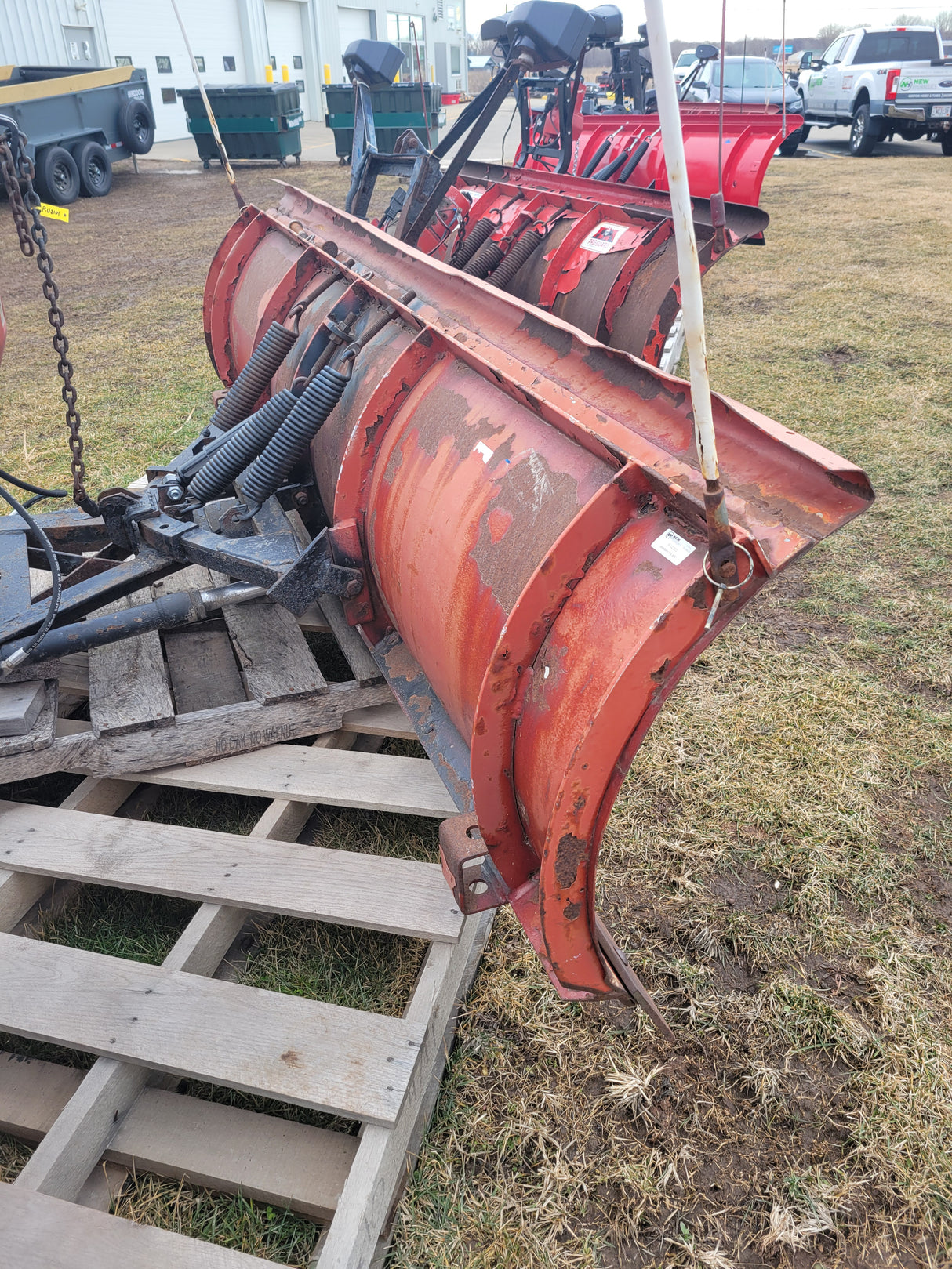 Used WESTERN® Pro 8'6" Straight Blade Snowplow (P-U2101)