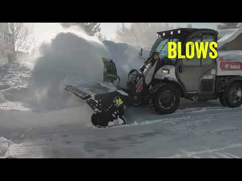 Muskox Skid Steer Snow Blower - The Snow Blower that Back Drags!