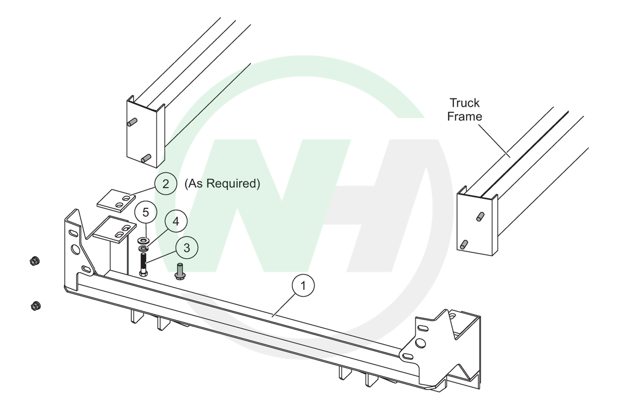 2303 Mount for Western Defender Snow Plows for 2000-2006 Toyota Tundra