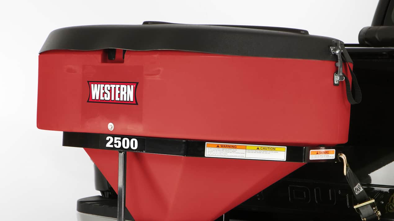WESTERN® Spreader, Low Profile 1000 Poly Tailgate Spreader